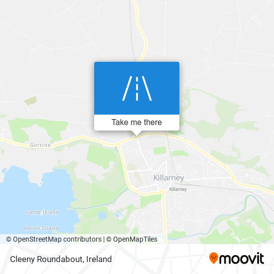 Cleeny Roundabout map