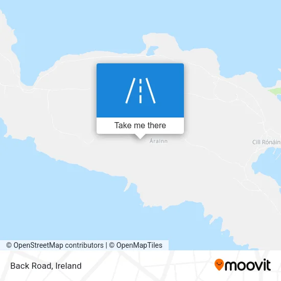 Back Road map