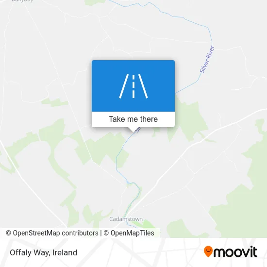 Offaly Way map