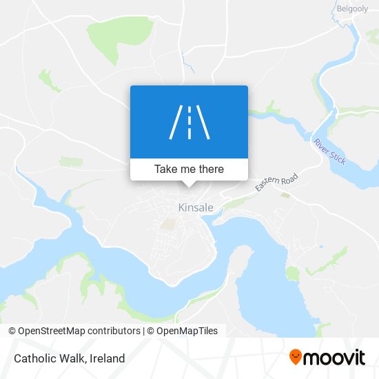 Catholic Walk map