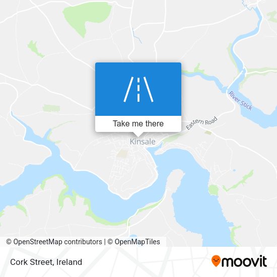 Cork Street map