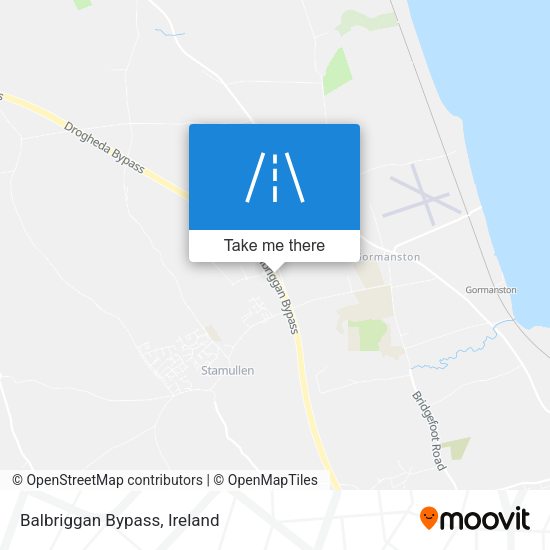 Balbriggan Bypass map