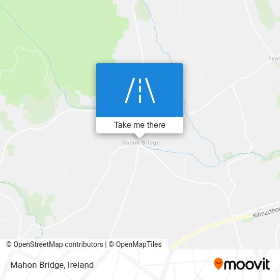 Mahon Bridge map