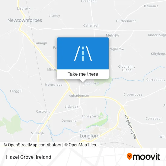 Hazel Grove map