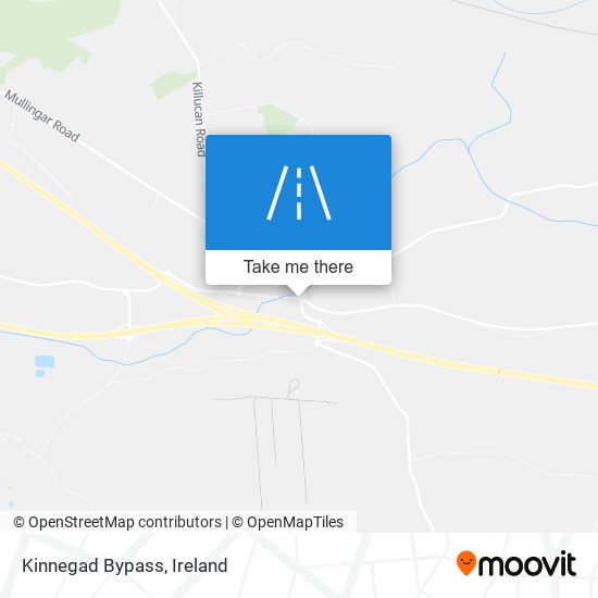 Kinnegad Bypass map