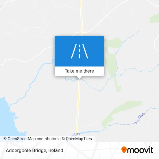 Addergoole Bridge map