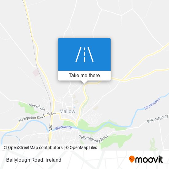 Ballylough Road map