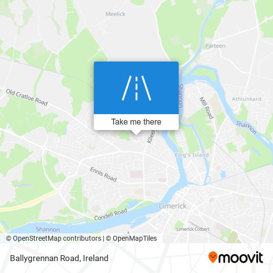 Ballygrennan Road map