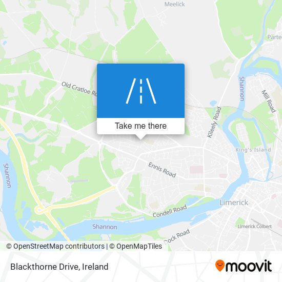 Blackthorne Drive map