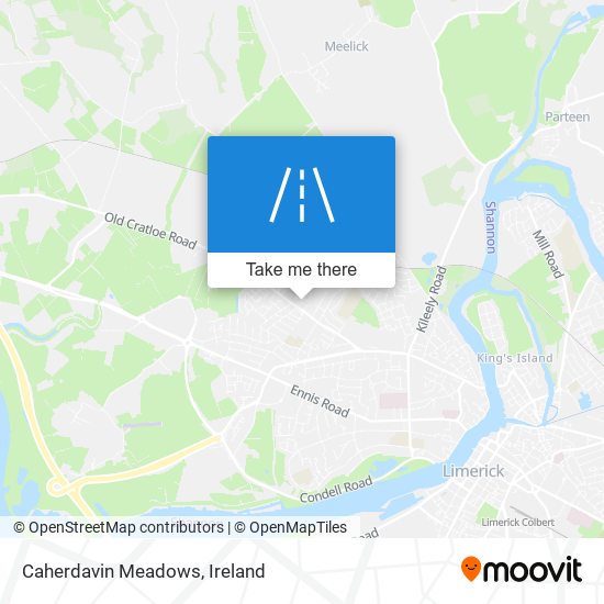 Caherdavin Meadows map