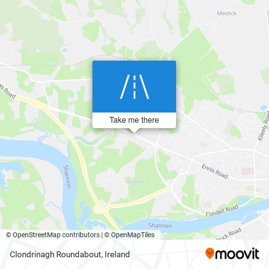 Clondrinagh Roundabout map