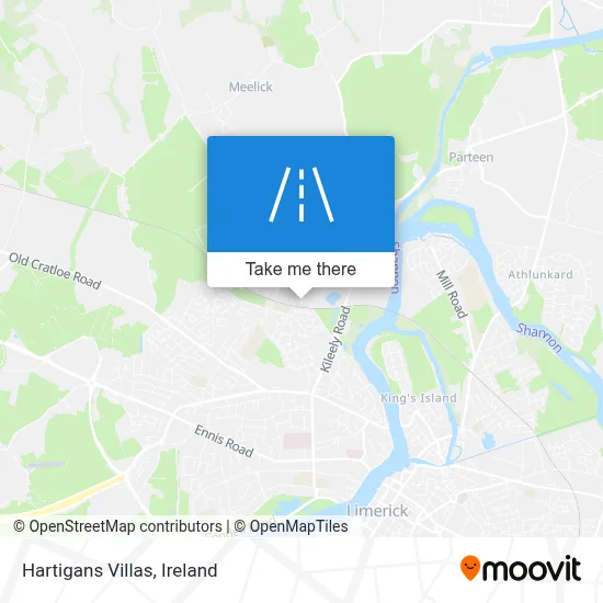 Hartigans Villas map