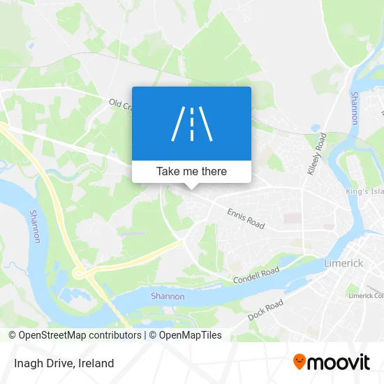 Inagh Drive map