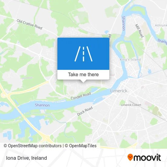 Iona Drive map