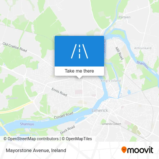 Mayorstone Avenue map