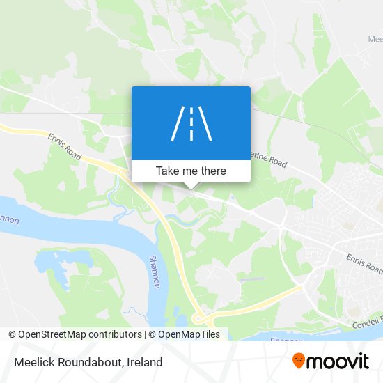 Meelick Roundabout map