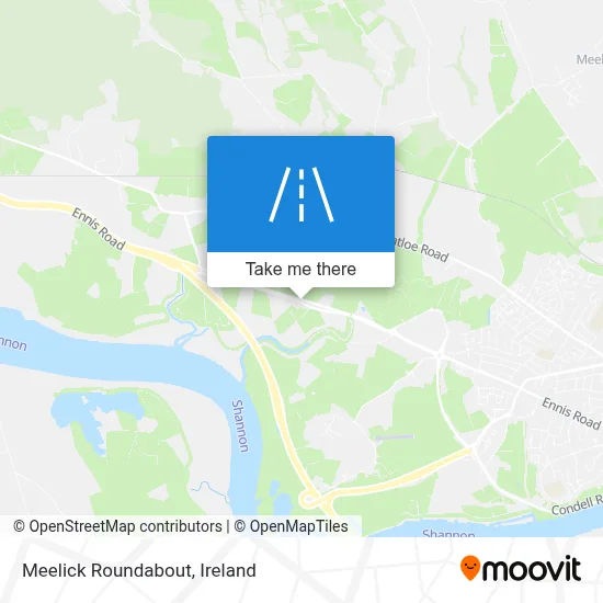 Meelick Roundabout map