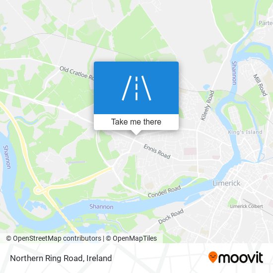 Northern Ring Road map