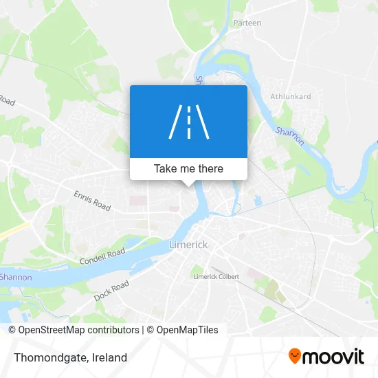 Thomondgate map