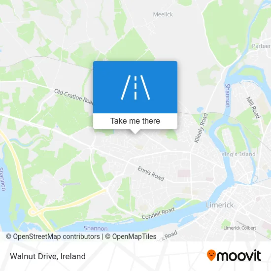 Walnut Drive map