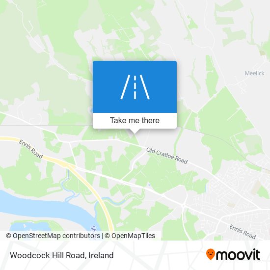 Woodcock Hill Road map
