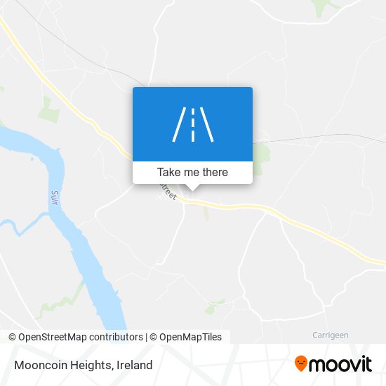 Mooncoin Heights map