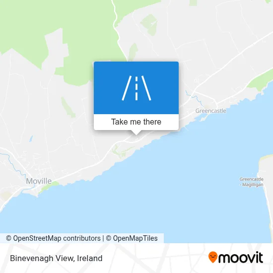 Binevenagh View map