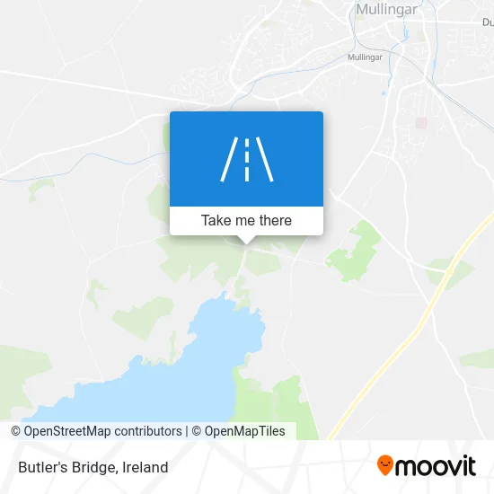 Butler's Bridge map