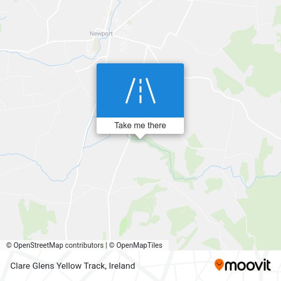 Clare Glens Yellow Track map