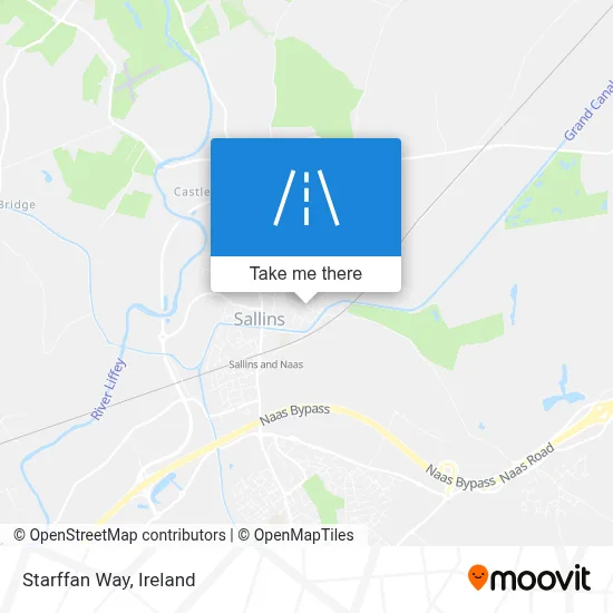 Starffan Way map