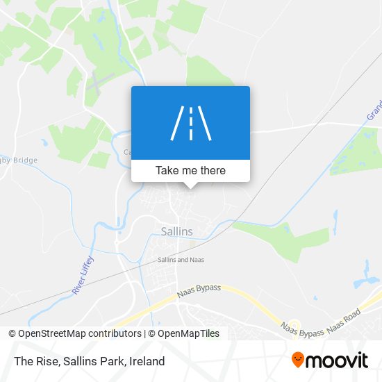 The Rise, Sallins Park map