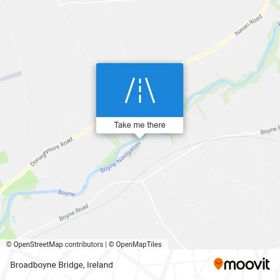 Broadboyne Bridge map