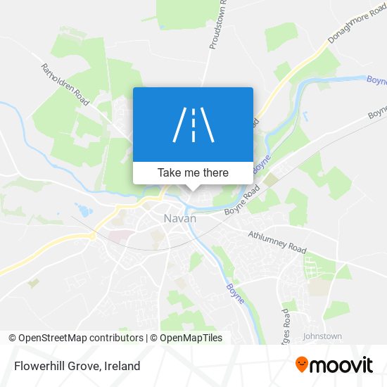 Flowerhill Grove map