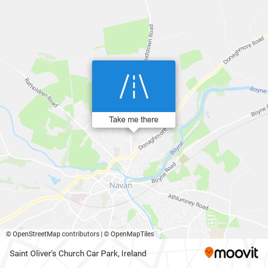 Saint Oliver's Church Car Park plan