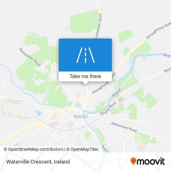 Waterville Crescent map