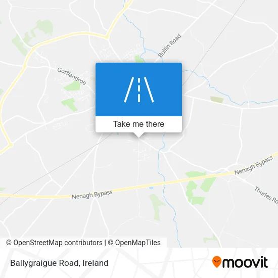 Ballygraigue Road map
