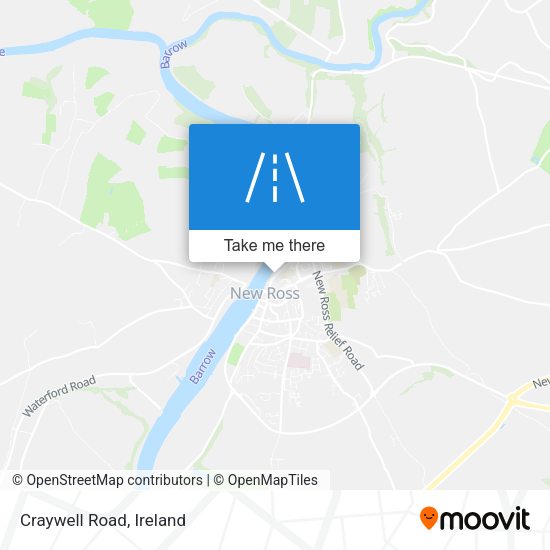 Craywell Road map