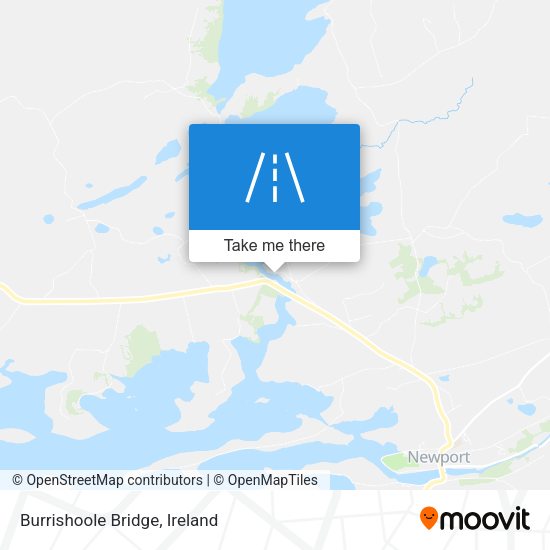 Burrishoole Bridge map