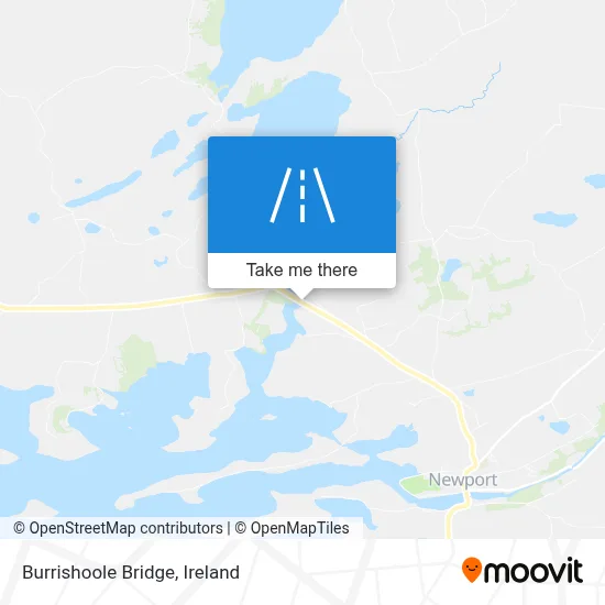 Burrishoole Bridge map