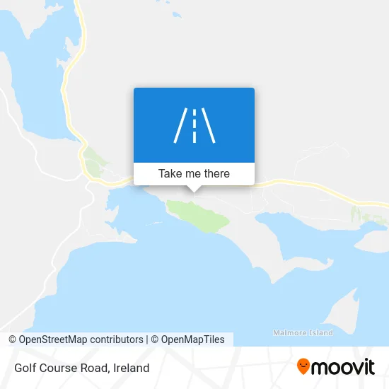 Golf Course Road map