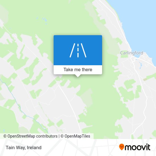 Tain Way map