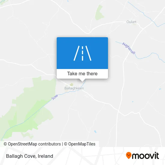 Ballagh Cove map