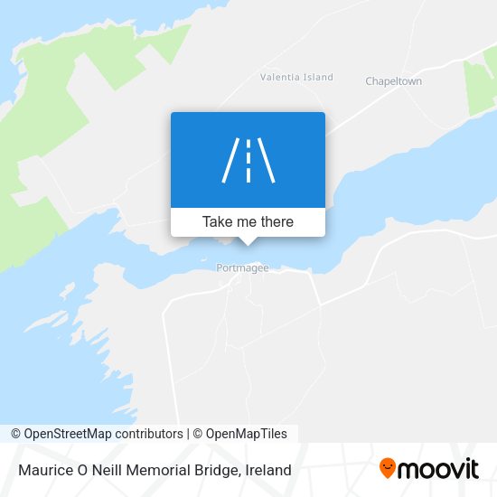 Maurice O Neill Memorial Bridge map