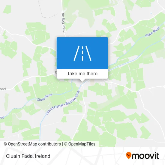 Cluain Fada map