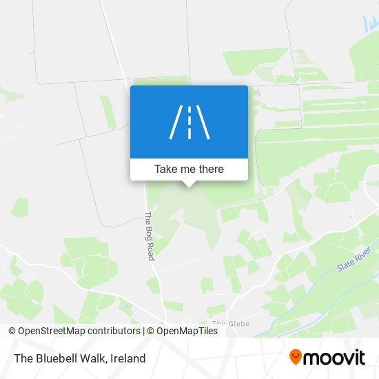 The Bluebell Walk map