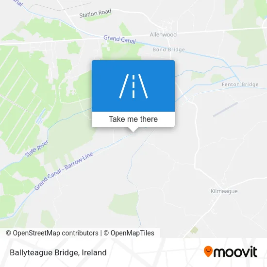 Ballyteague Bridge map