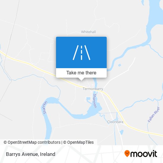Barrys Avenue map