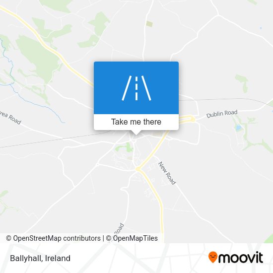 Ballyhall map