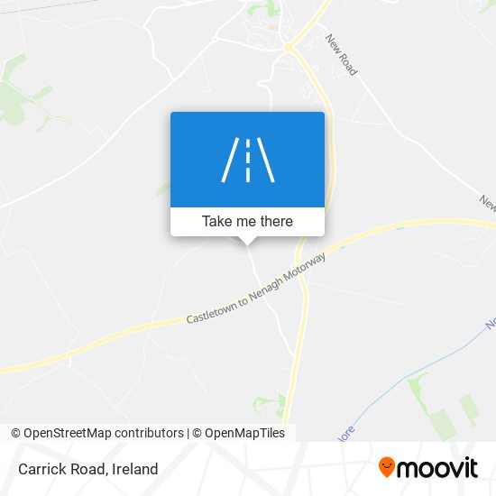 Carrick Road map
