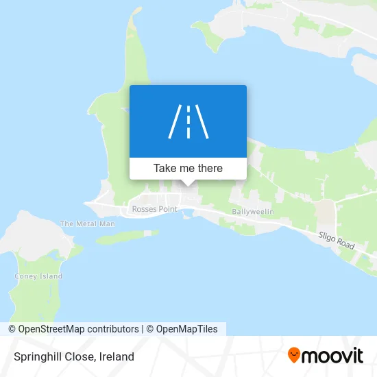 Springhill Close map